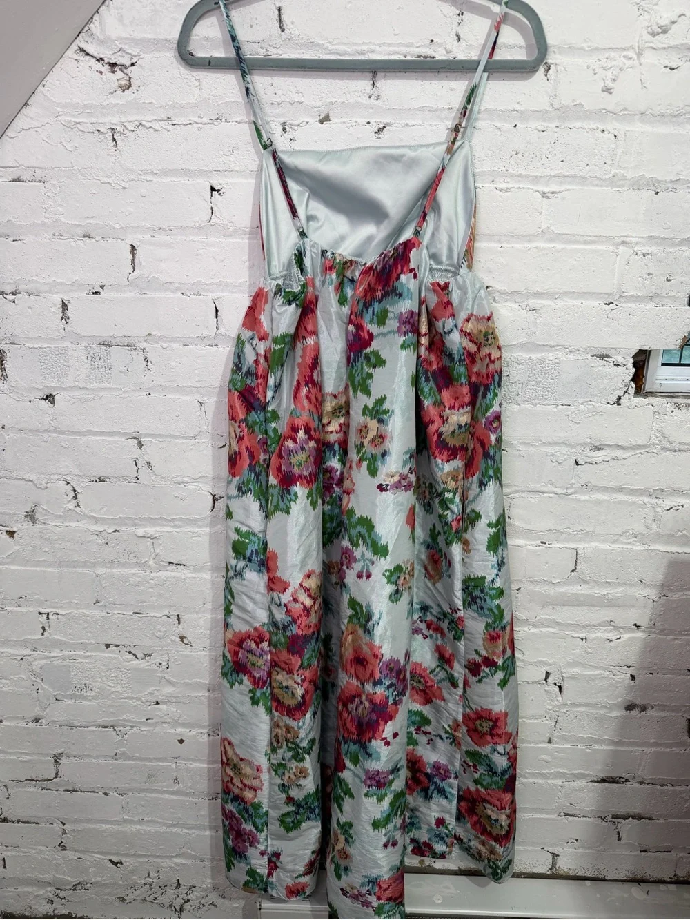 NWT ANTHROPOLOGIE BHLDN Sophia Apron-Top Jacquard Midi Dress Floral $248 MEDIUM